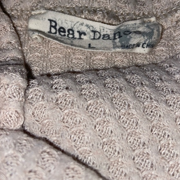 EUC Bear Dance Women’s Large ’Crop Top Cowl Neck Midriff Sweater Pull- Over Sexy - Picture 4 of 5